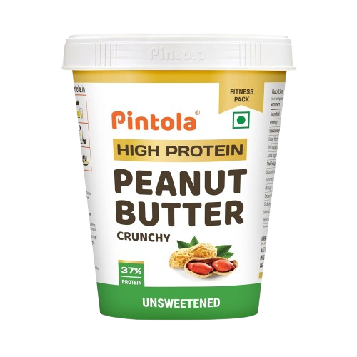 Pintola High Protein Natural Crunchy Peanut Butter - Distacart