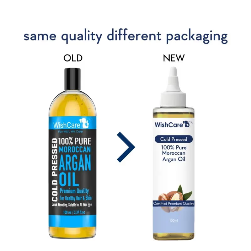 Wishcare 100% Pure Cold Pressed & Natural Moroccan Argan Oil - Distacart