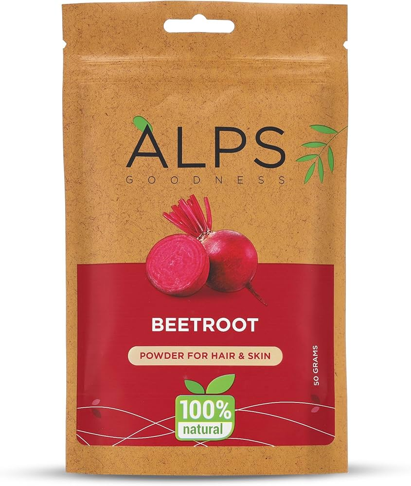 Alps Goodness Beetroot Powder For Hair Mask & Face Mask - Distacart