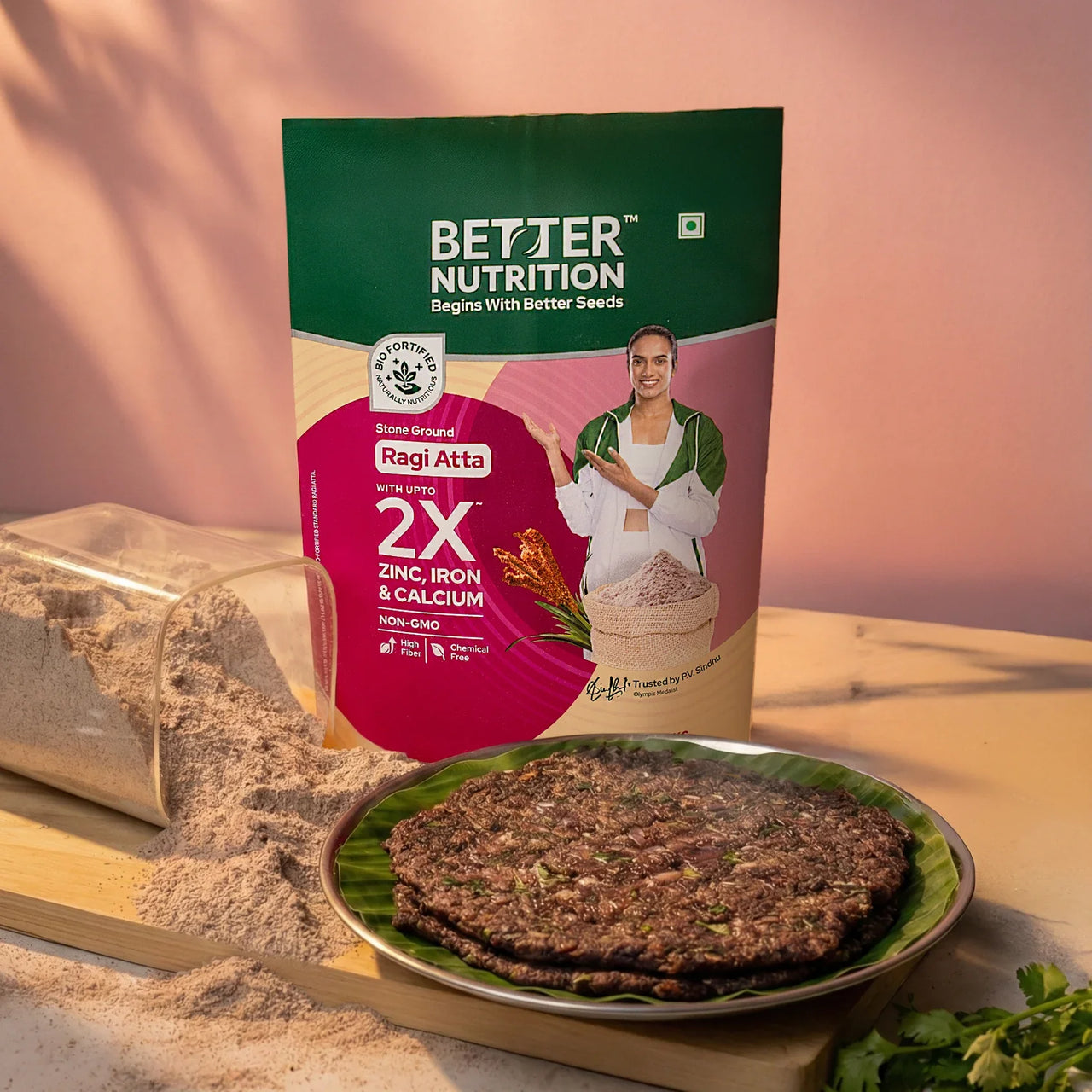 Better Nutrition Biofortified Ragi Atta / Finger Millet Flour