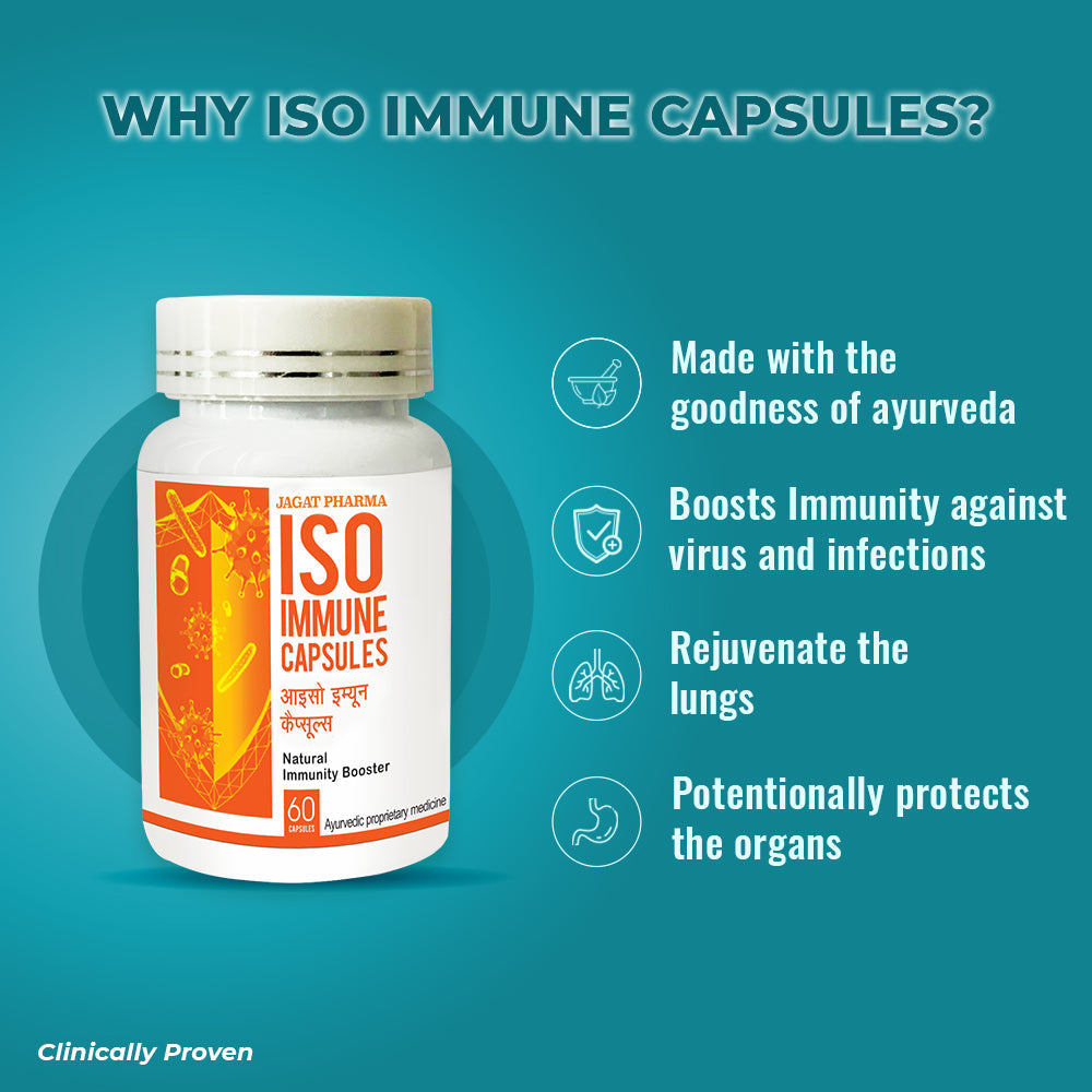 Jagat Pharma ISO Immune - Natural Immunity Booster Capsules