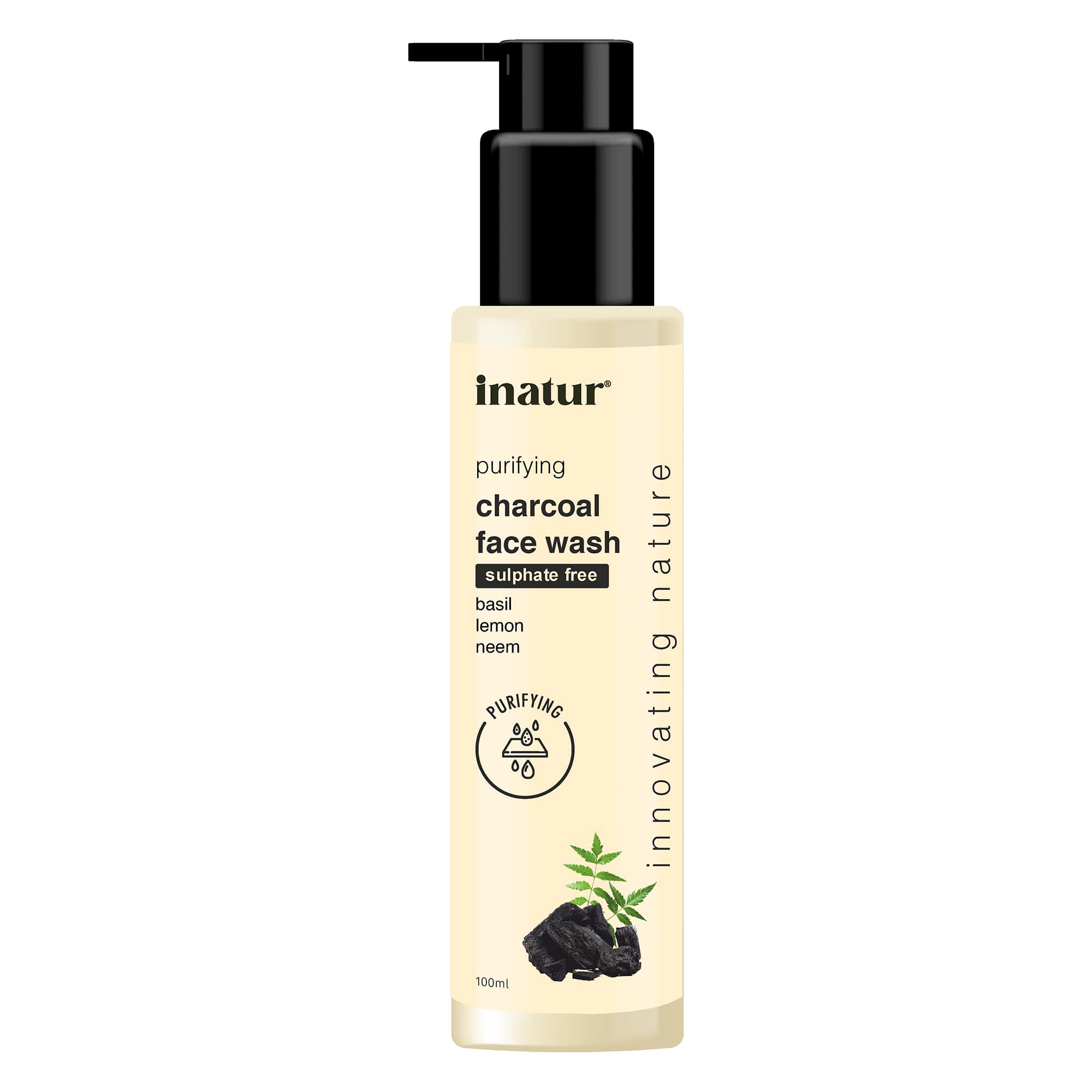 Inatur Charcoal Face Wash - Distacart