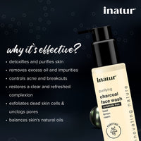 Thumbnail for Inatur Charcoal Face Wash - Distacart