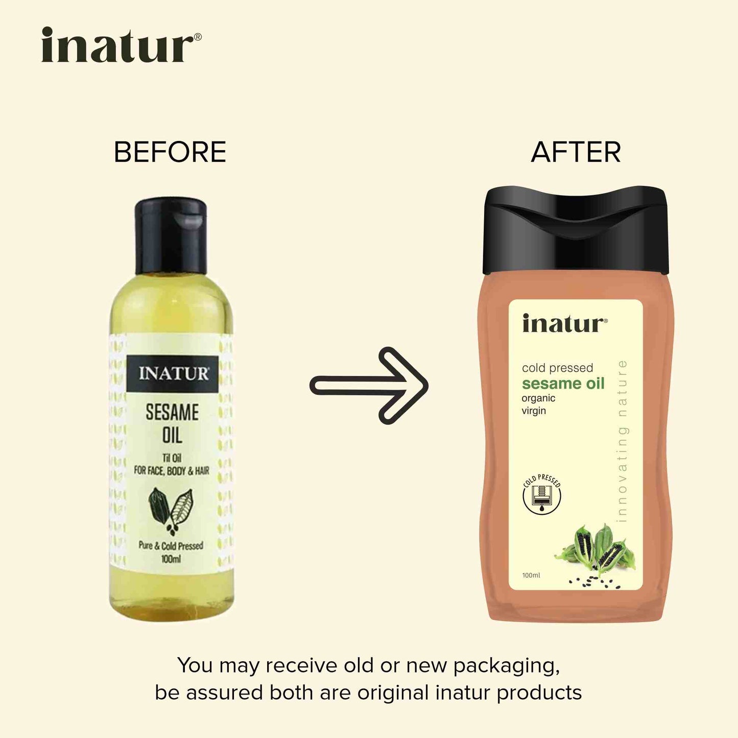 Inatur Sesame Til Oil - Distacart