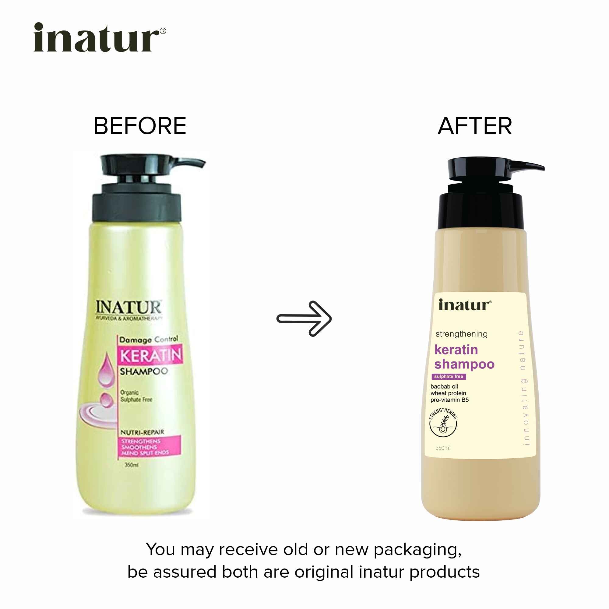 Inatur Damage Control Keratin Shampoo - Distacart