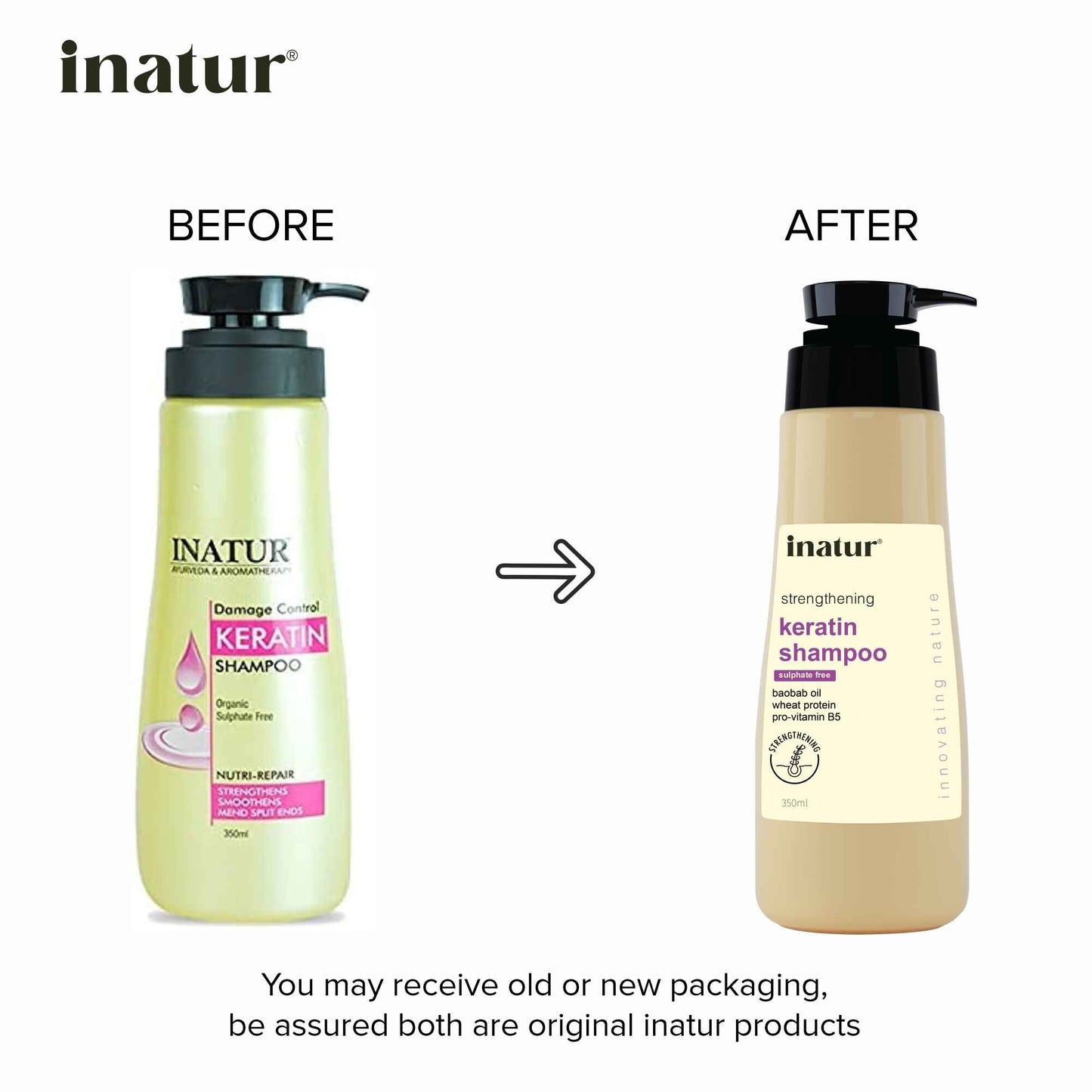 Inatur Damage Control Keratin Shampoo - Distacart