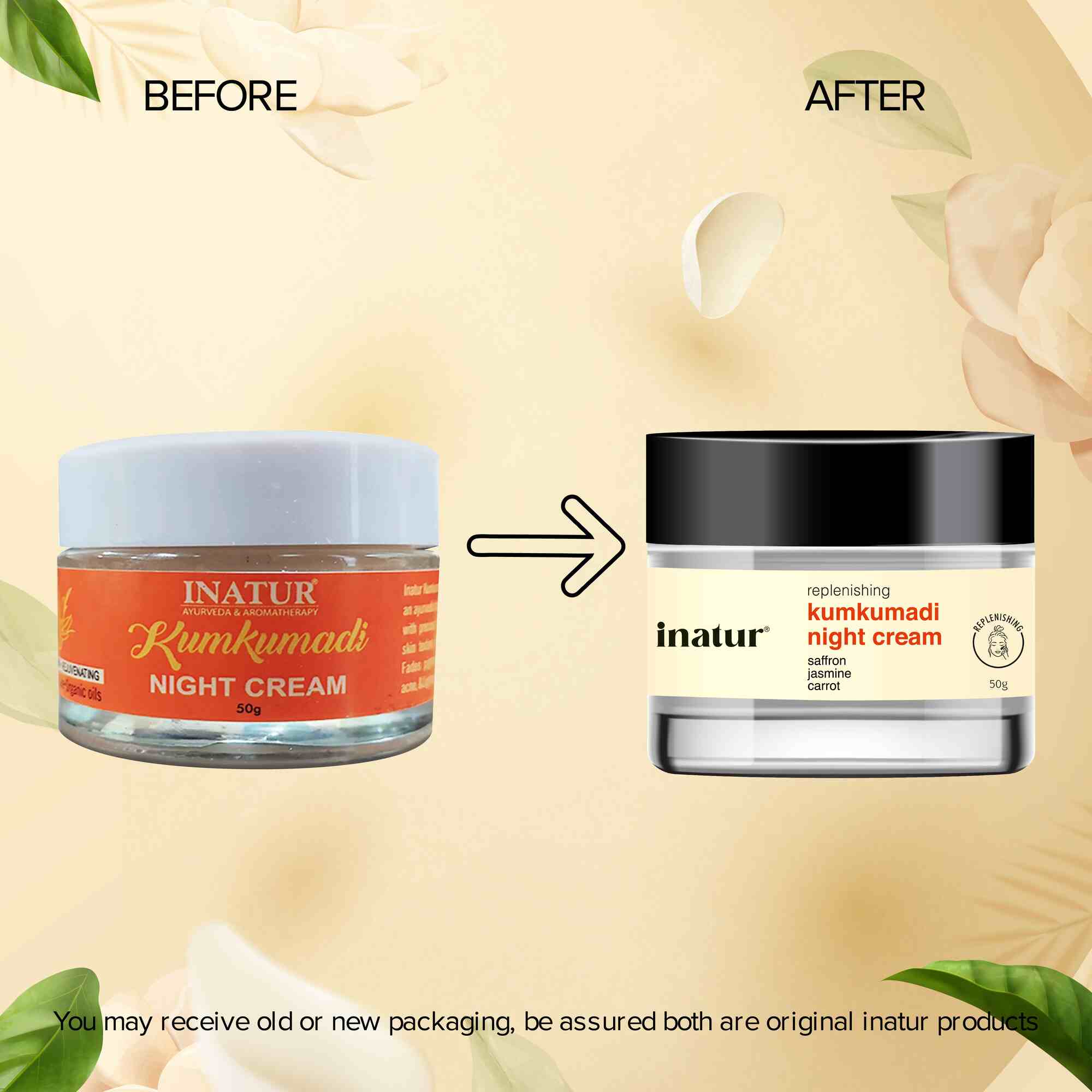 Inatur Kumkumadi Night Cream - Distacart