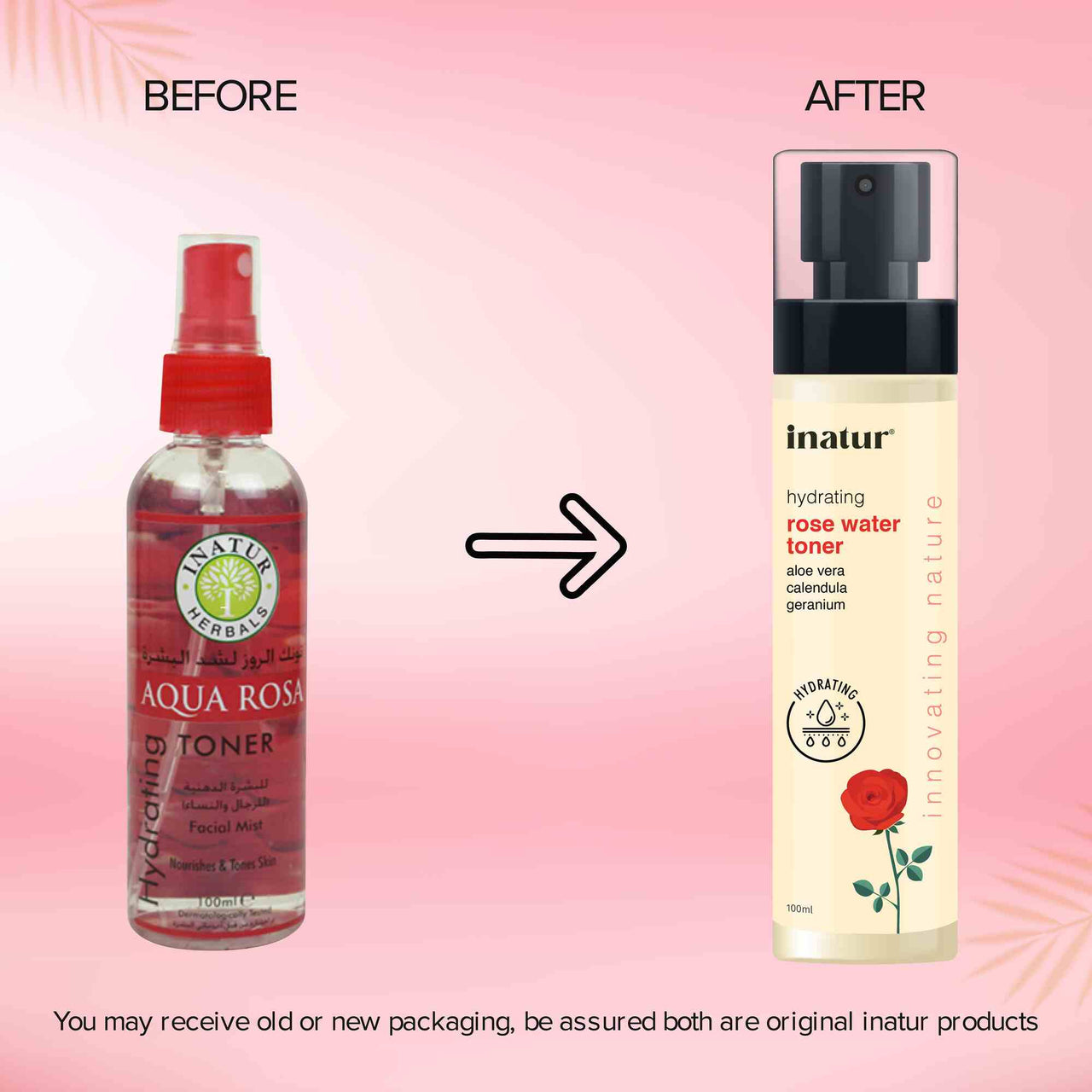 Inatur Rose Hydrosol Floral Water - Distacart