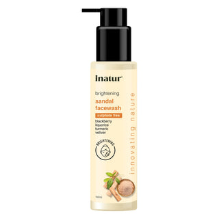 Inatur Sandal Fairness Face Wash - Distacart