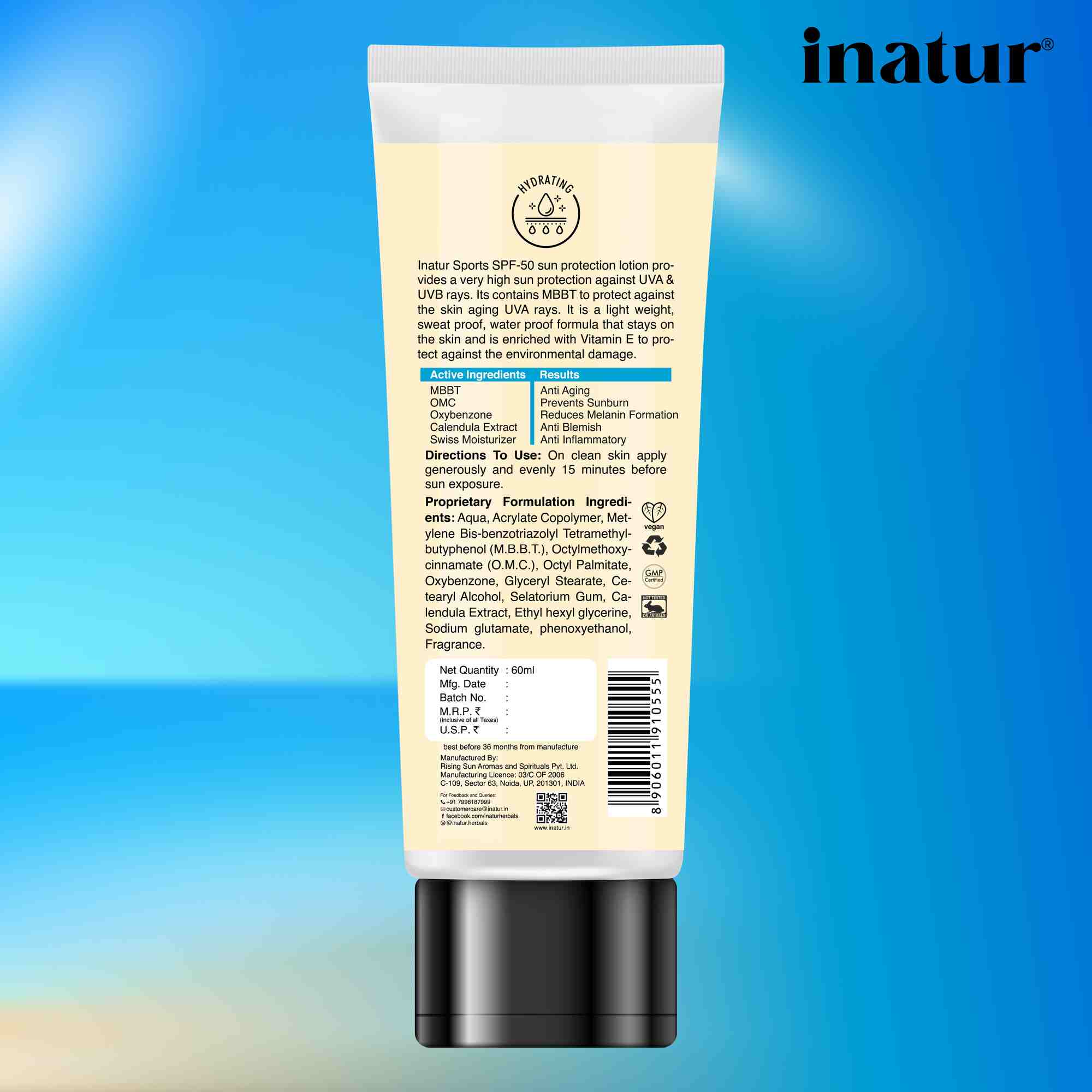 Inatur Sports Sun Protection SPF 50 - Distacart
