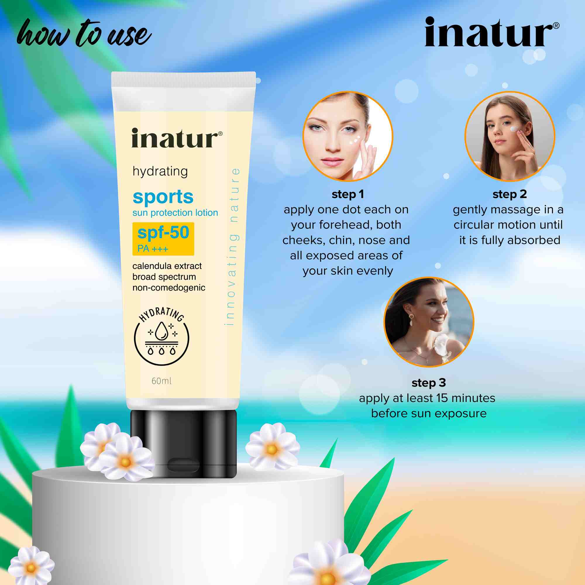 Inatur Sports Sun Protection SPF 50 - Distacart