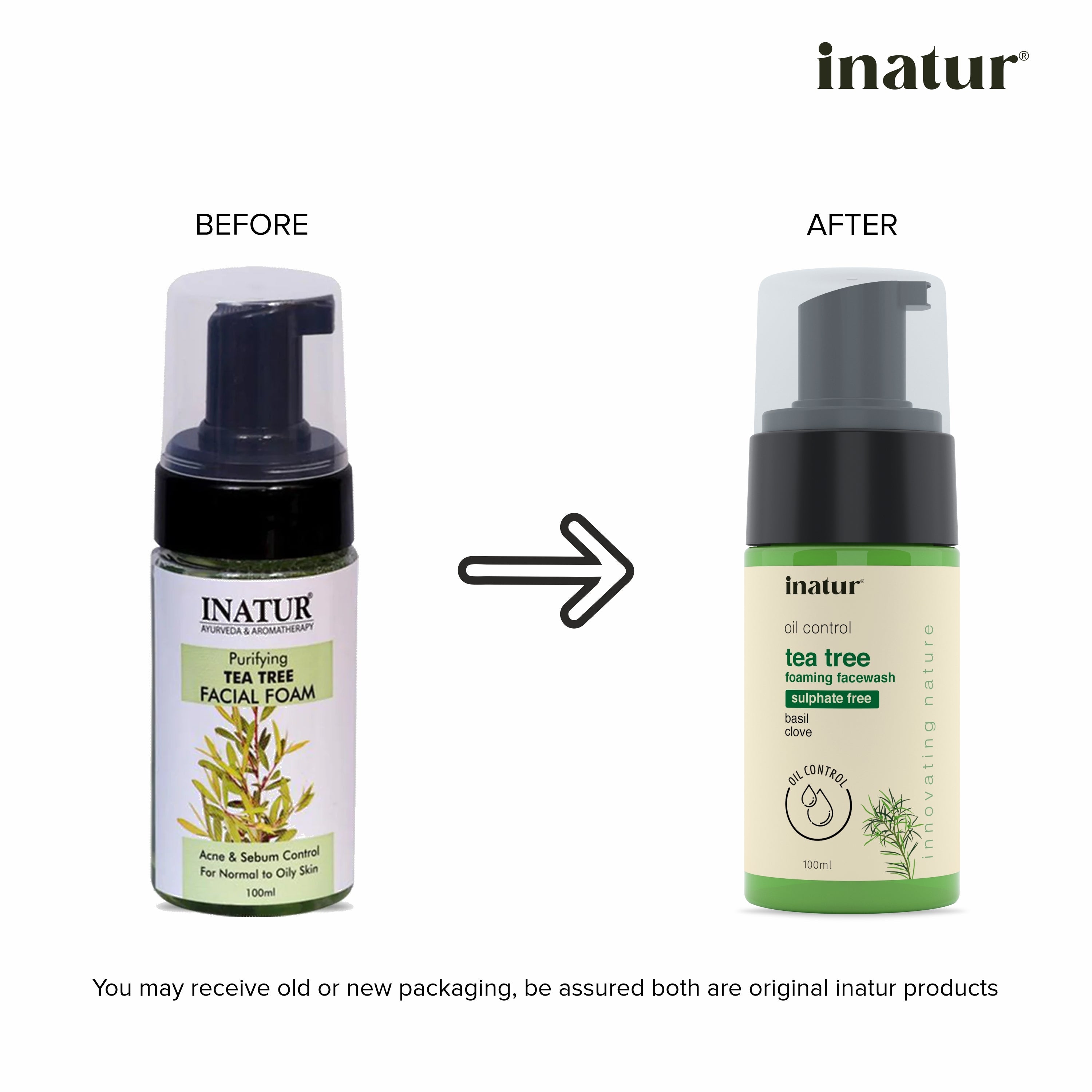 Inatur Tea Tree Facial Foam - Distacart