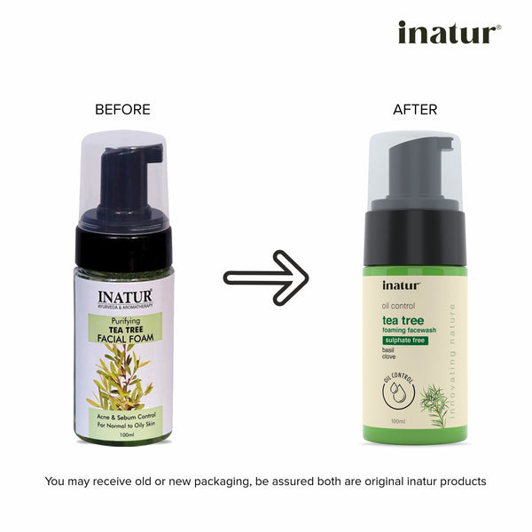 Inatur Tea Tree Facial Foam - Distacart