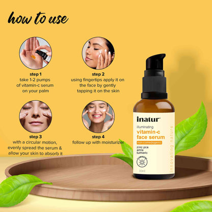 Inatur Vitamin C Face Serum - Distacart