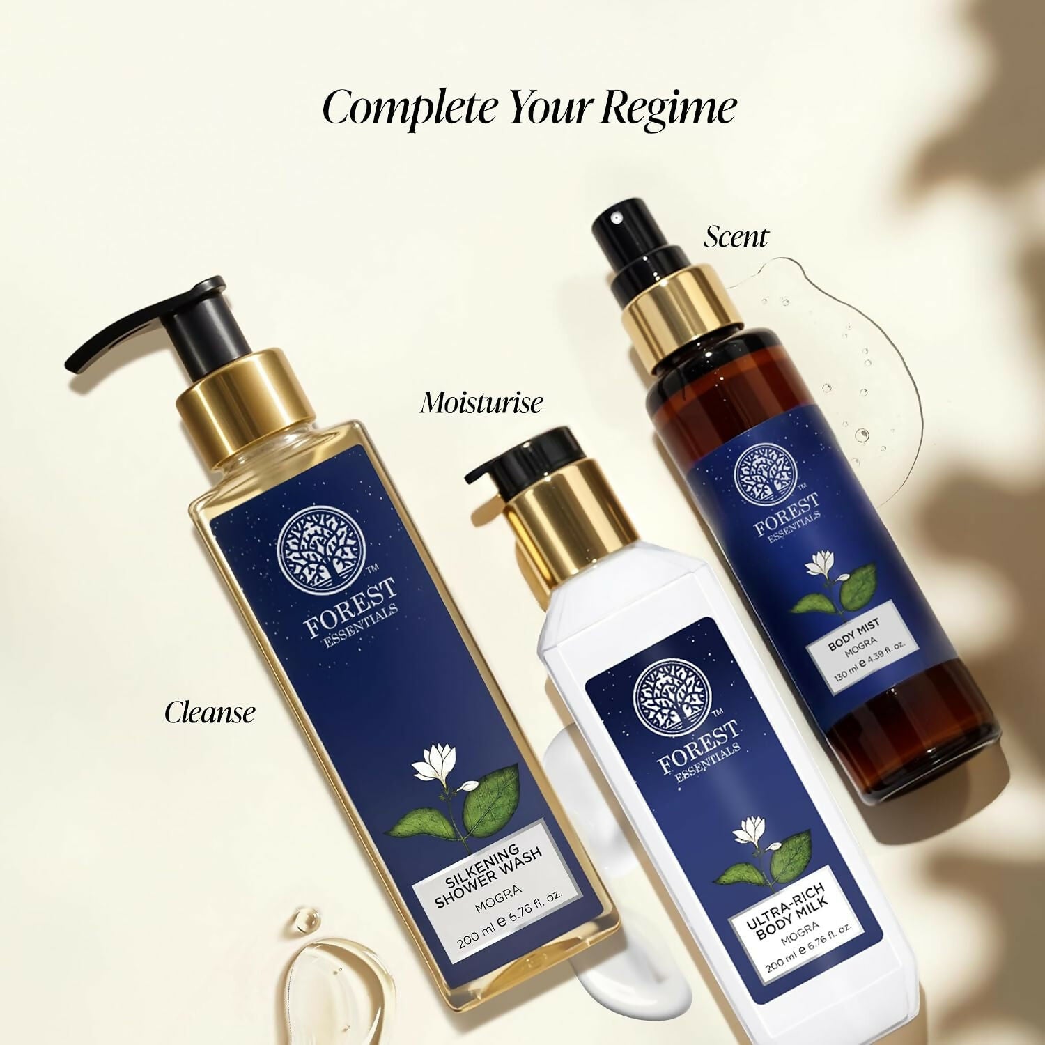 Forest Essentials Silkening Shower Wash Mogra - Dista