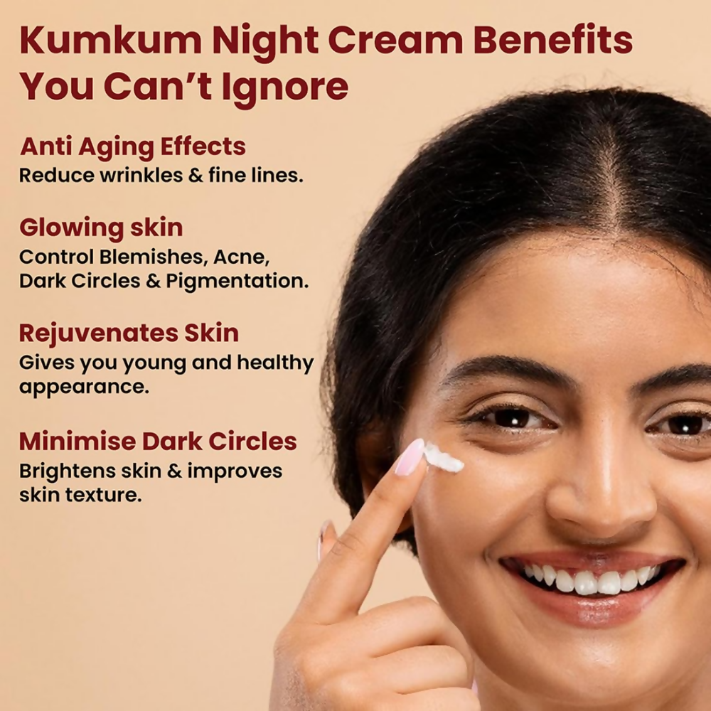 Pureus Herbals Siyasundari Kumkumadi Night Face Cream - Dista