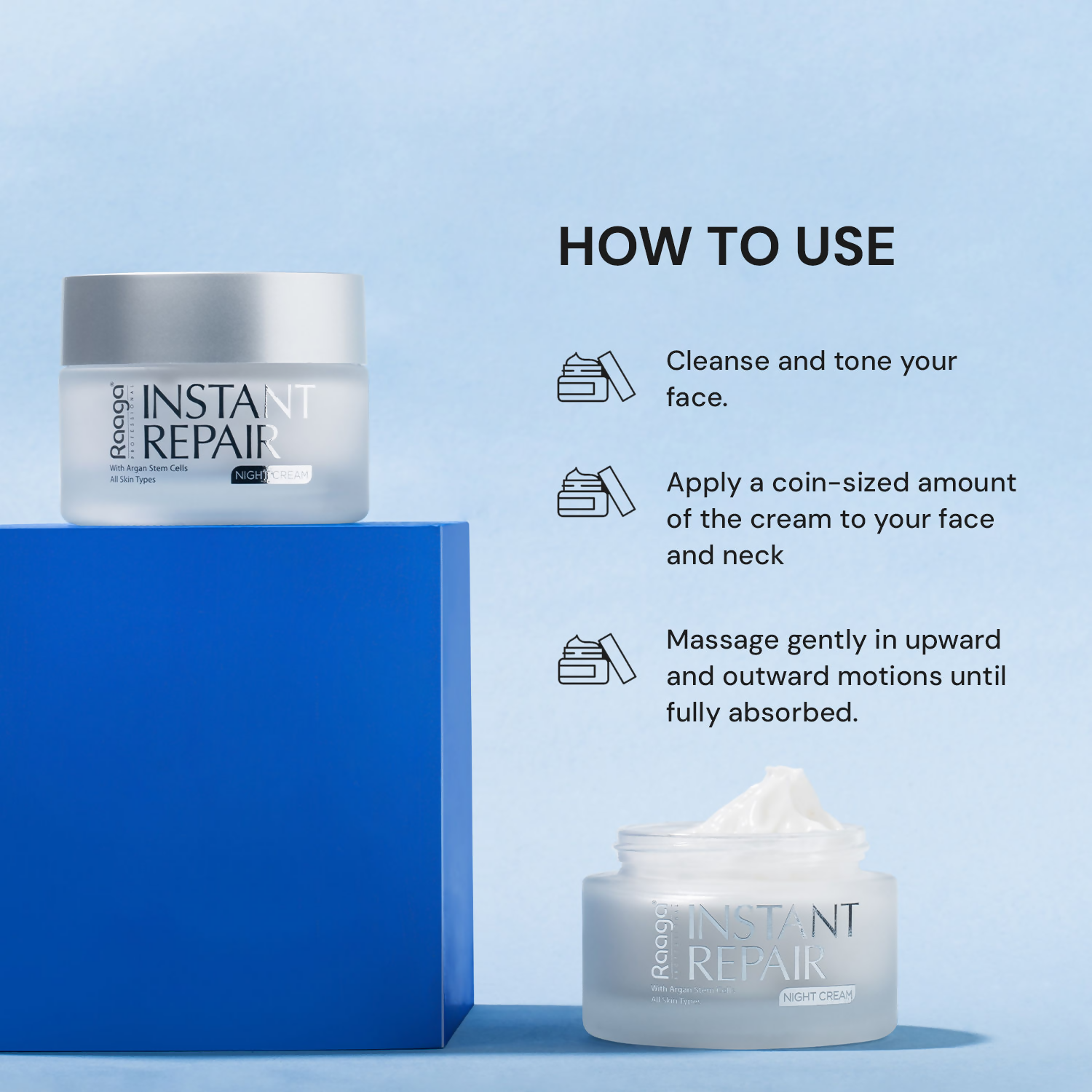 Raaga Professional Instant Repair Night Cream - Distacart