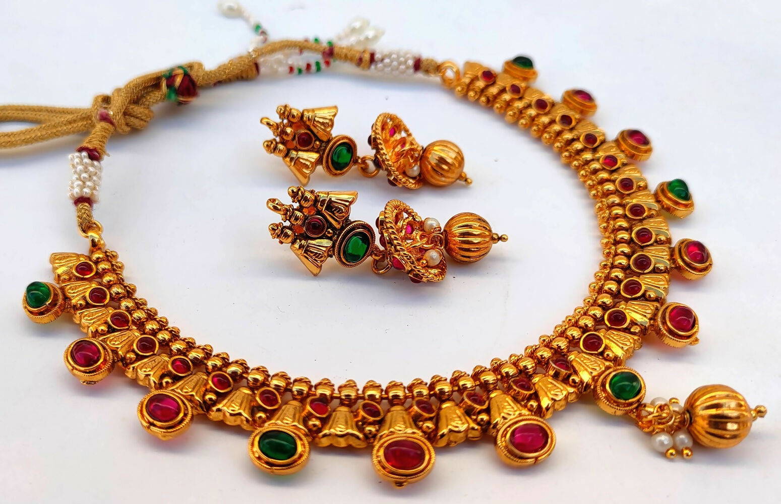 Kemp Antique Multicolor Necklace Set - Distacart