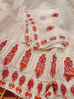 Thumbnail for Preksha Creation Indian Festive Georgette Women Lehenga Choli In Crushed Fabric With Intricate Embroidery - Pinch - Distacart