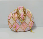 Thumbnail for Joban Fashion Embroidered Potli Clutch - Multicolor