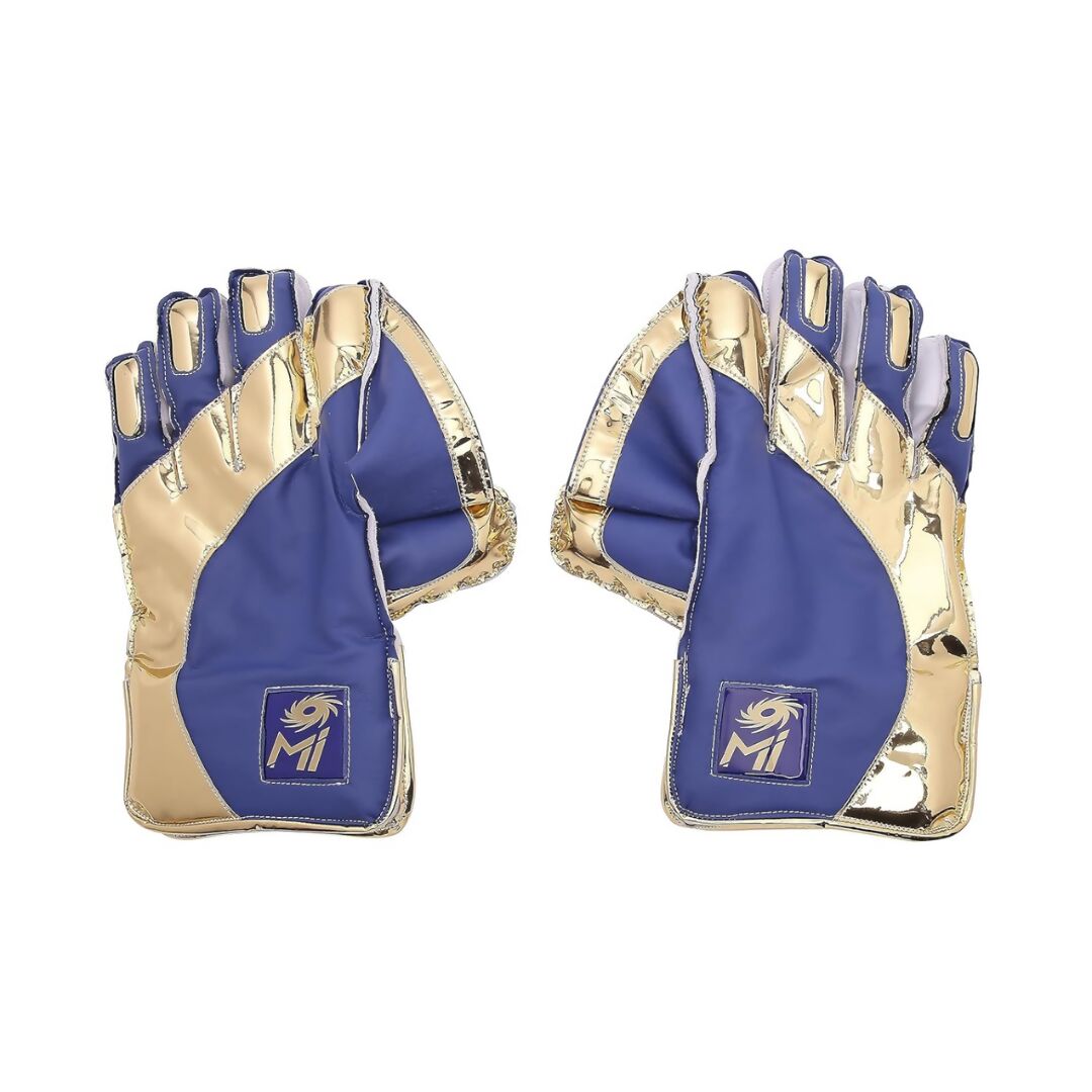 ‎Adidas PlayR X Mumbai Indians Keeping Gloves (Blue Gold) - Distacart