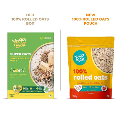 Yoga Bar 100% Rolled Plain Oats - Distacart