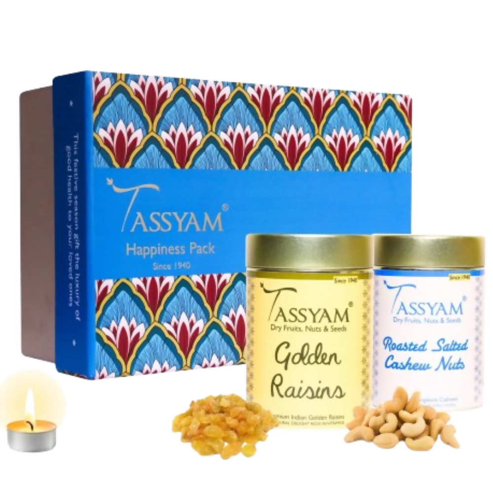 Tassyam Organics Dry Fruit Set - Salted Cashew and Kishmish - Distacart