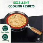 Thumbnail for The Indus Valley 100% Pure Iron Cookware Set: Kadai+ Tawa+ Fry Pan, Toxin-free Sheet Iron, Pre-seasoned, Induction & Gas, Kitchen Set for Home, Tadka Pan