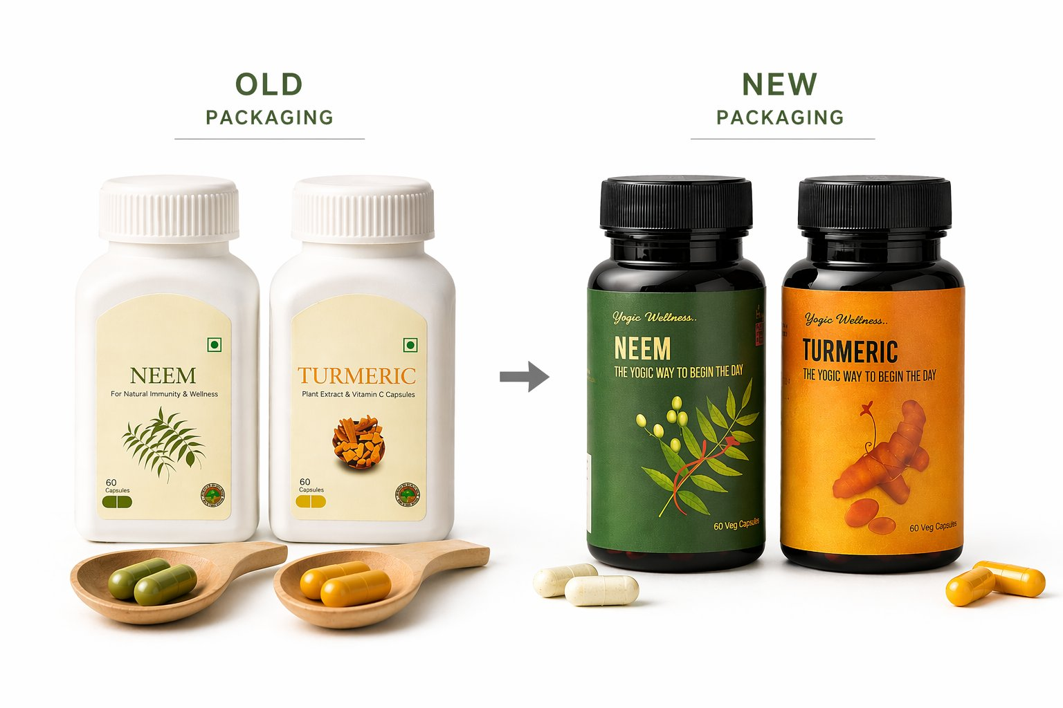 Isha Life Neem and Turmeric Capsules - Distacart