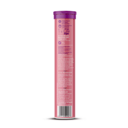 PLIX The Plant Fix Collagen Builder Bubbly Effervescent Tablets Vitamin C & E - Distacart