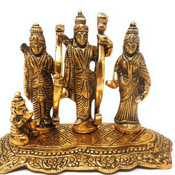 Giftnagri Lord Ram Darbar Idol Metal Showpiece Hindu Religious Idols - Distacart