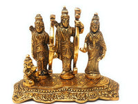 Thumbnail for Giftnagri Lord Ram Darbar Idol Metal Showpiece Hindu Religious Idols - Distacart