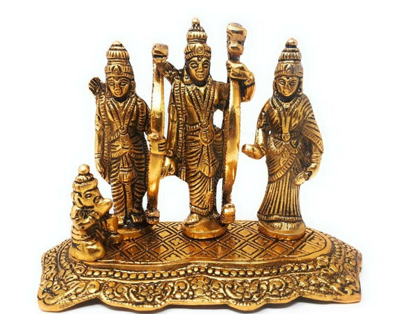 Giftnagri Lord Ram Darbar Idol Metal Showpiece Hindu Religious Idols - Distacart