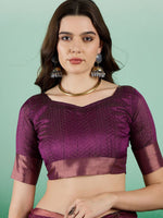 Thumbnail for Mitera Woven Design Zari Saree - Distacart
