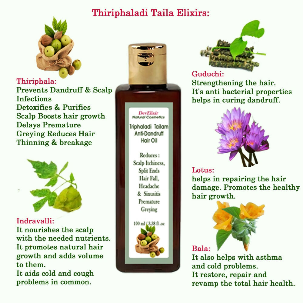 Triphaladi taila ingredients and benefits