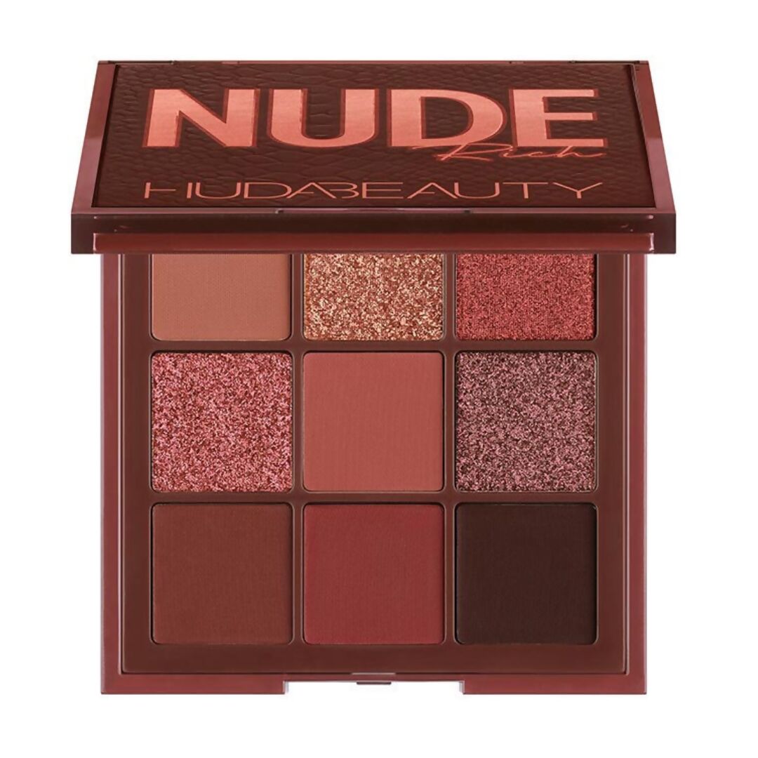 Huda Beauty Nude Obsessions Mini Eyeshadow Palette - Rich - Distacart