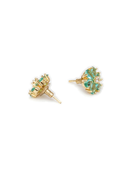 stone stud (mint green ) - Ruby Raang - Distacart