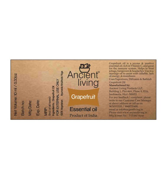 Ancient Living Grapefruit Essential Oil uses