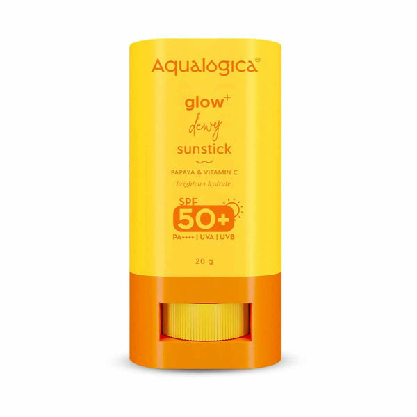 Aqualogica Glow+ Dewy Sunstick with SPF 50+ & PA++++ for Easy Reapplication & No White Cast - Distacart