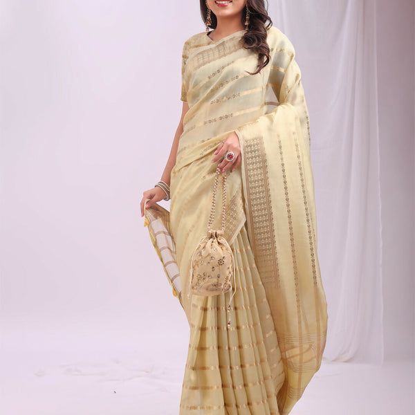 Astita Organza Gold Saree