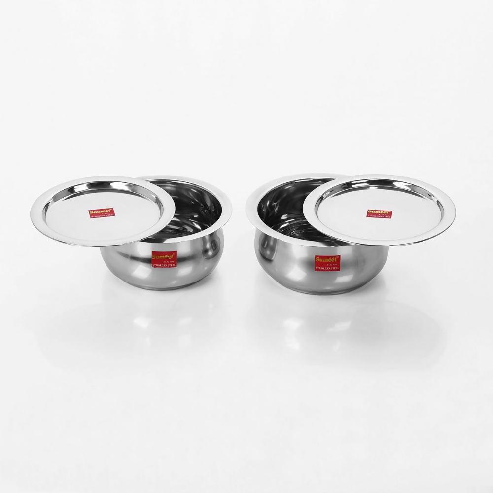 Sumeet Stainless Steel Cookware Set With Lid - Dista