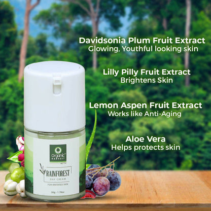 Organic Harvest Rainforest Day Cream For Irritated Skin - Distacart