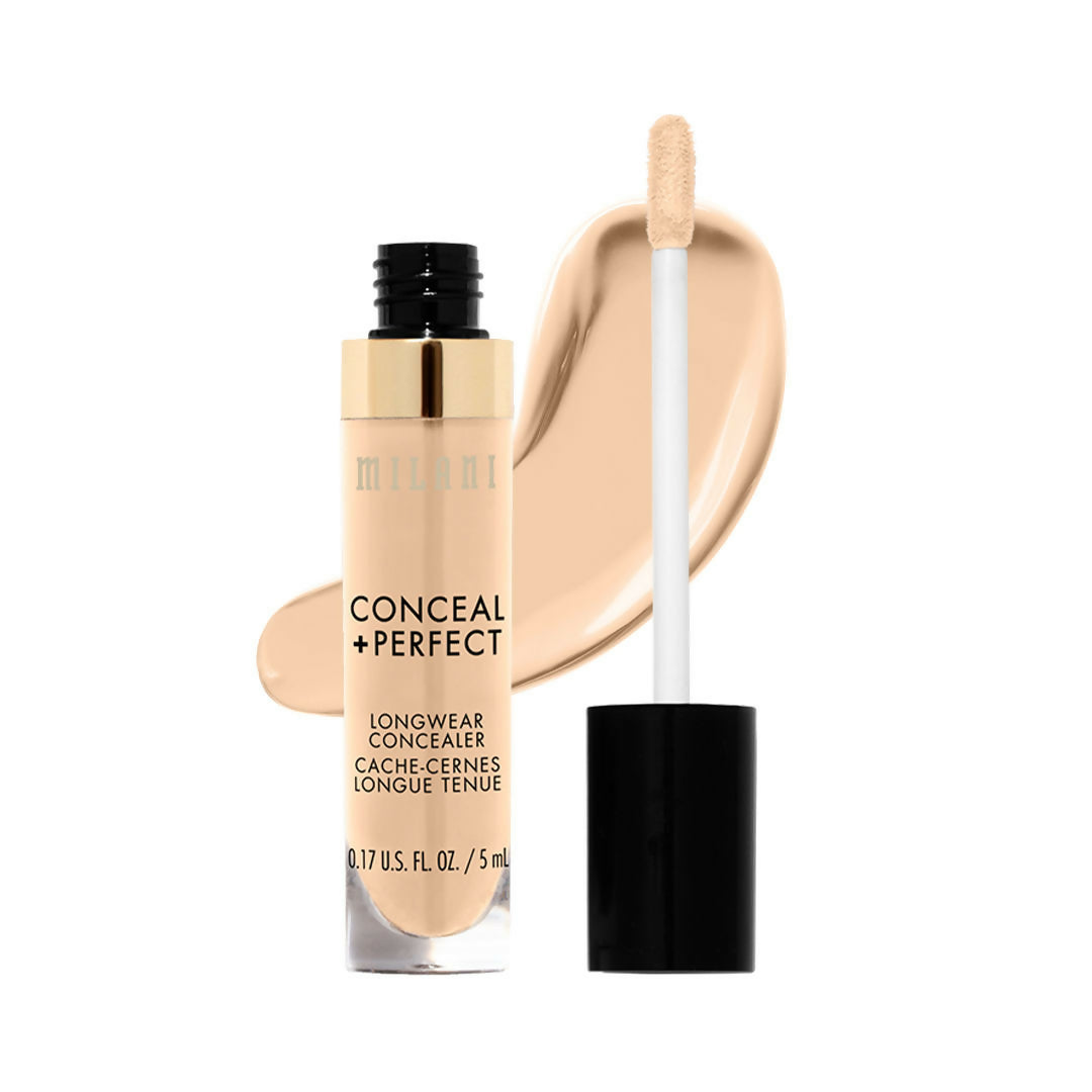 Milani Conceal + Perfect Longwear Concealer - Light Vanilla - Distacart