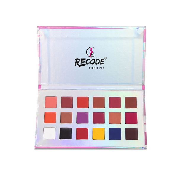 Recode Lip Palette 18 Shades - Multi-Color - Distacart