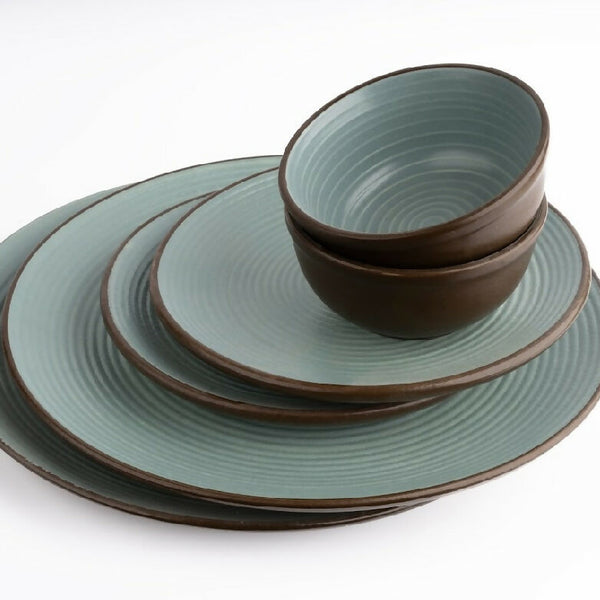 Simply Soho Aqua Grove Dinner Set of 6