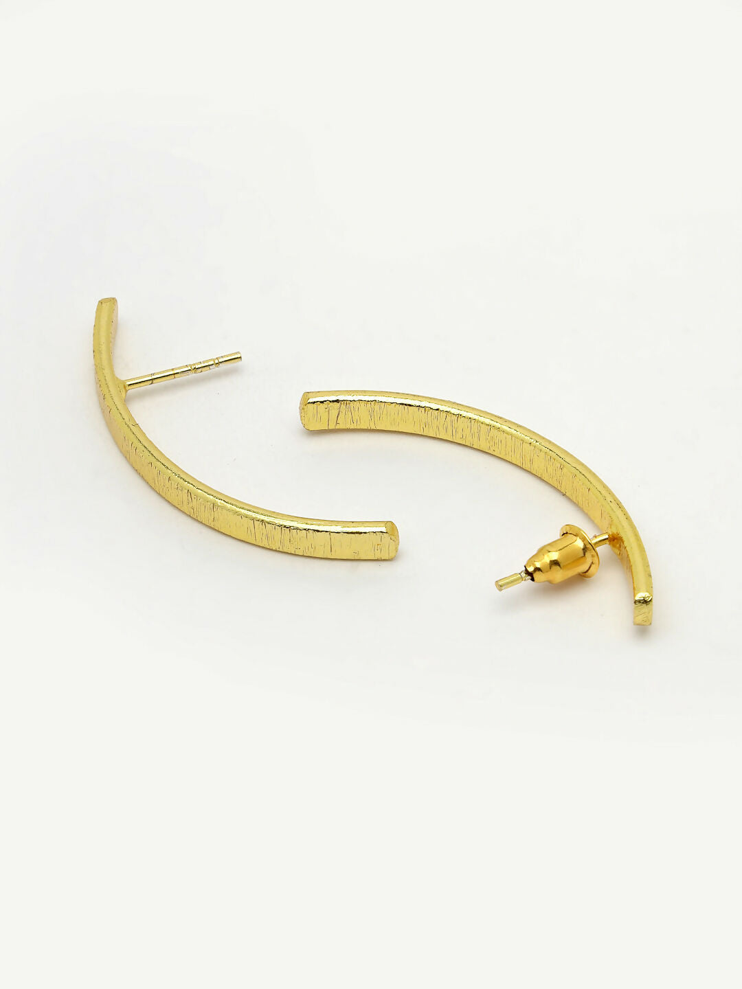 NVR Women Gold-Plated Geometric Shape Drop Earrings - Distacart