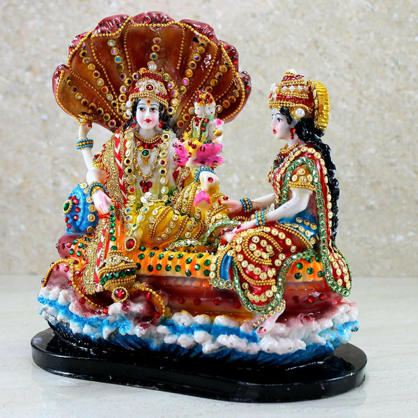Esplanade - Vishnu With Laxmi In Ksheer Sagar Idol - Distacart