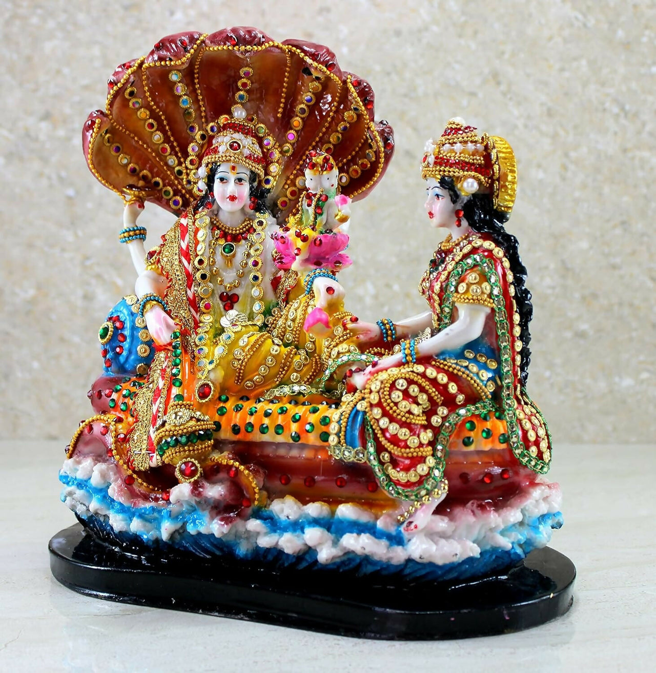 Esplanade - Vishnu With Laxmi In Ksheer Sagar Idol - Distacart
