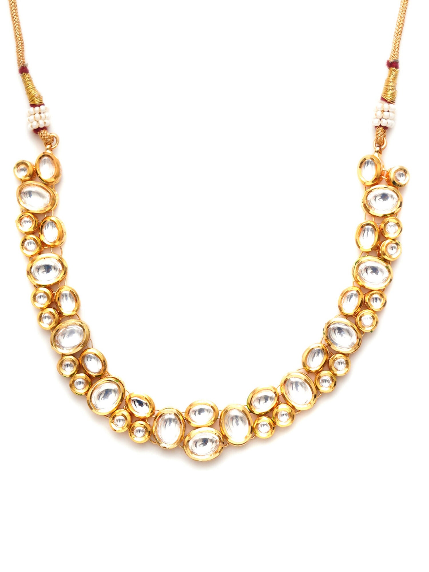Kundan Neckpiece (Gold) - Ruby Raang - Distacart