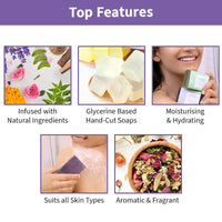 Thumbnail for Nykaa Naturals Lavender & Basil Soothing Bathing Soap - Distacart